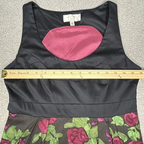 Moulinette Soeurs Dress 8 Dark Floral Forest Fairy Roses Anthropologie Whimsy - Picture 8 of 12